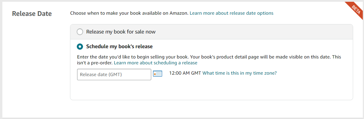 Amazon KDP Authors to Schedule Paperback and Hardcover - Step 2